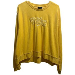Women's Nike Yellow Pullover Sweatshirt Size 1X